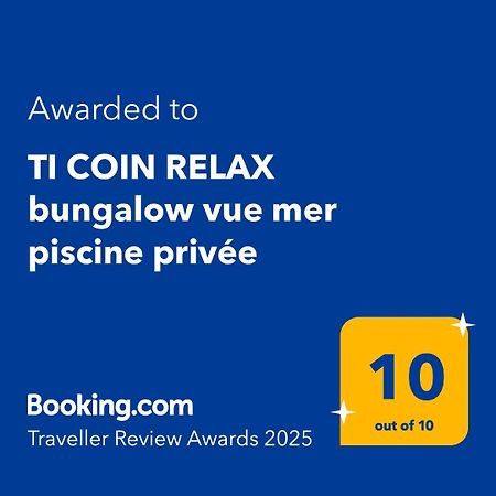 Ti Coin Relax Bungalow Vue Mer Piscine Privee Saint-Francois  Εξωτερικό φωτογραφία