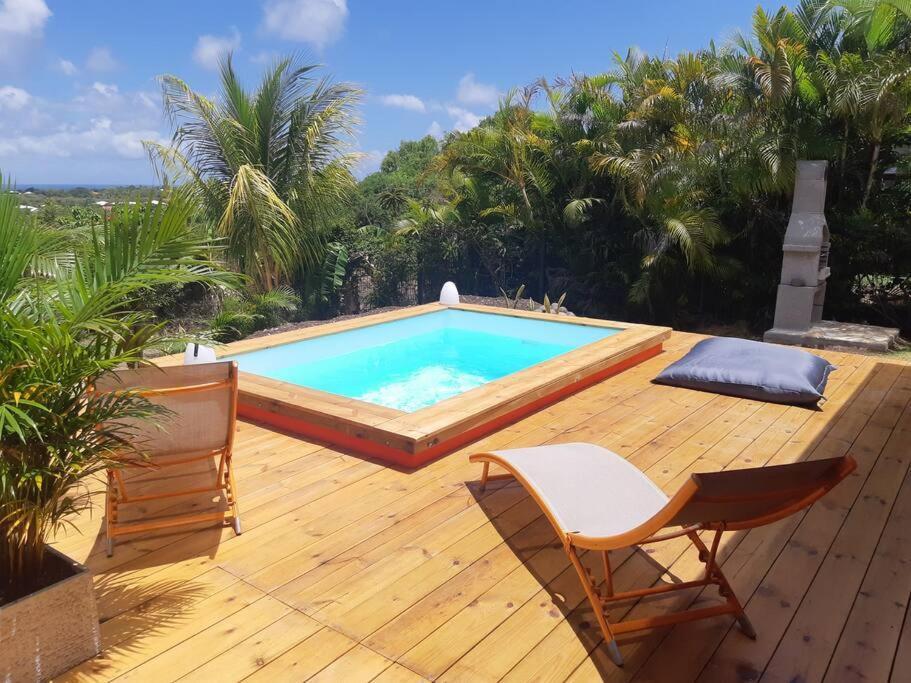 Ti Coin Relax Bungalow Vue Mer Piscine Privee Saint-Francois  Εξωτερικό φωτογραφία
