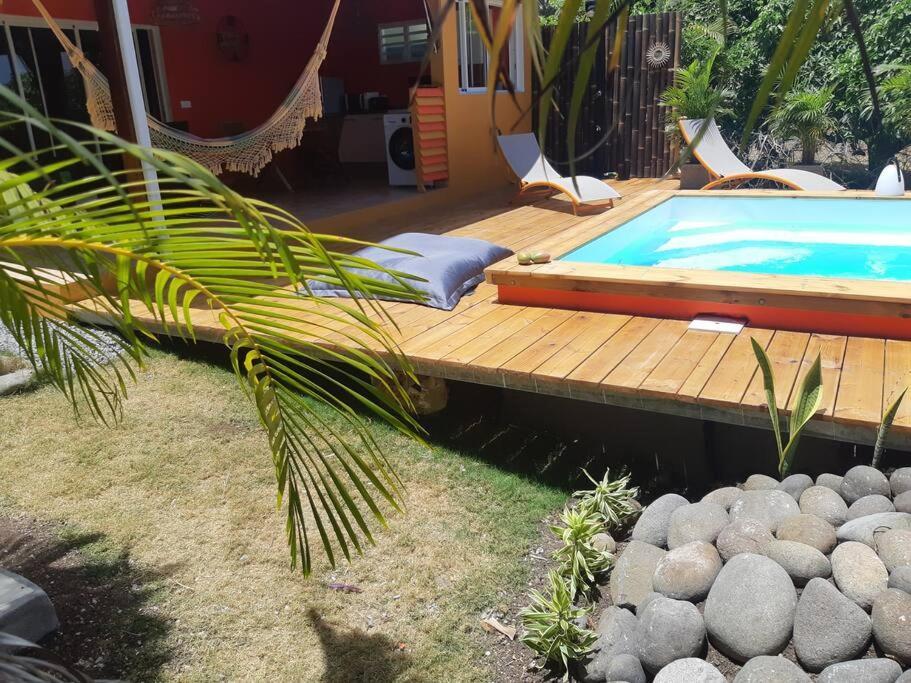 Ti Coin Relax Bungalow Vue Mer Piscine Privee Saint-Francois  Εξωτερικό φωτογραφία