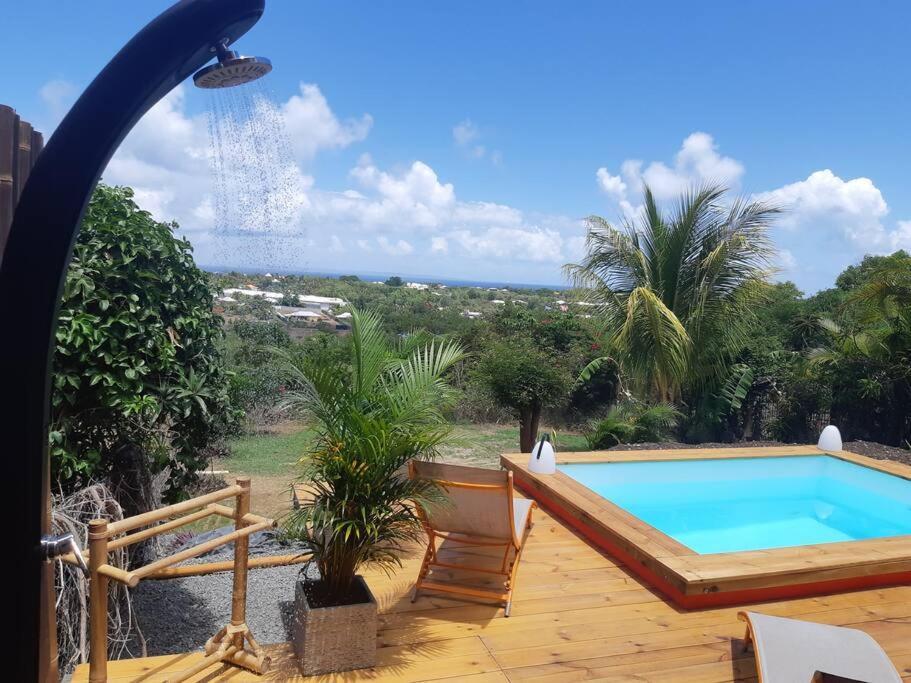 Ti Coin Relax Bungalow Vue Mer Piscine Privee Saint-Francois  Εξωτερικό φωτογραφία