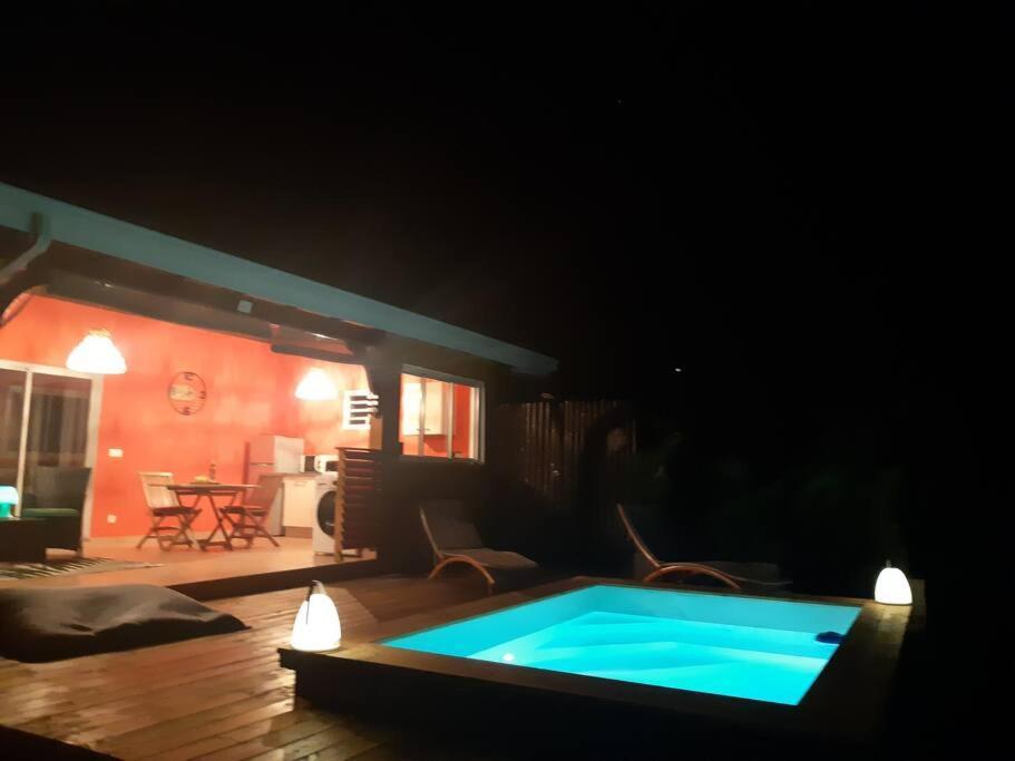 Ti Coin Relax Bungalow Vue Mer Piscine Privee Saint-Francois  Εξωτερικό φωτογραφία