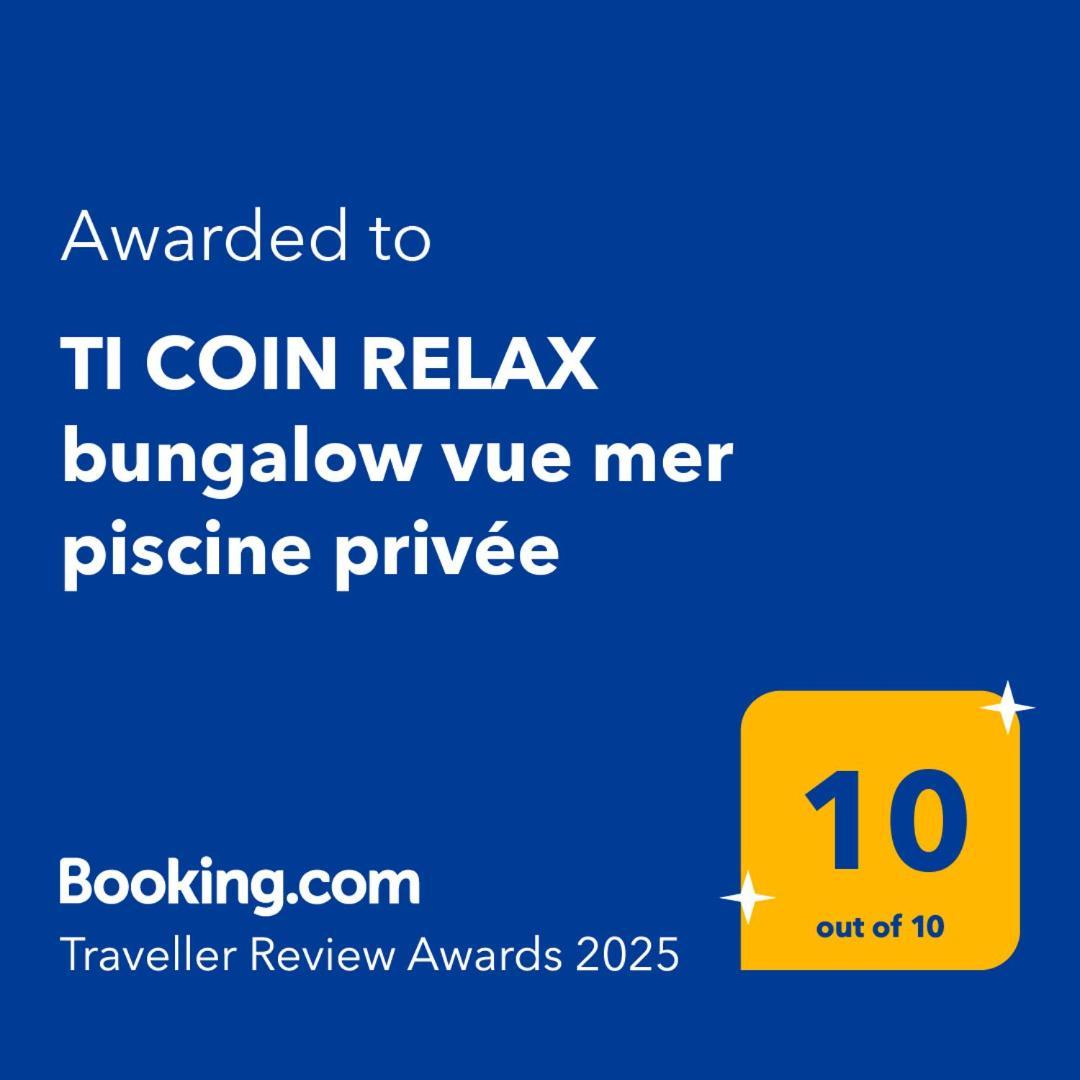 Ti Coin Relax Bungalow Vue Mer Piscine Privee Saint-Francois  Εξωτερικό φωτογραφία